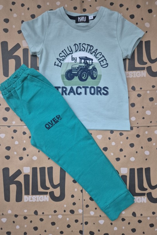 Killy design zöld pólós szett 