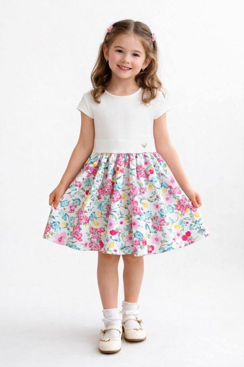 Killy design virágos kislány ruha 