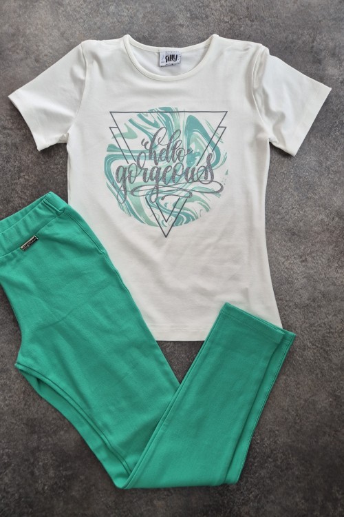 Killy design zöld nadrágos szett 