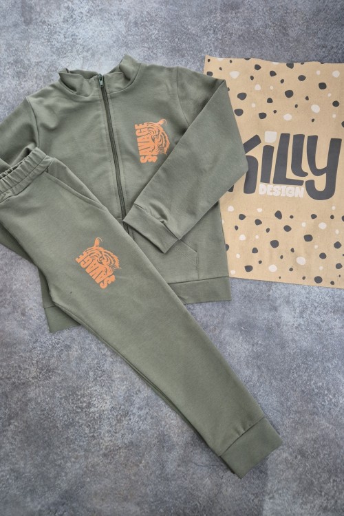Killy design khaki szett 