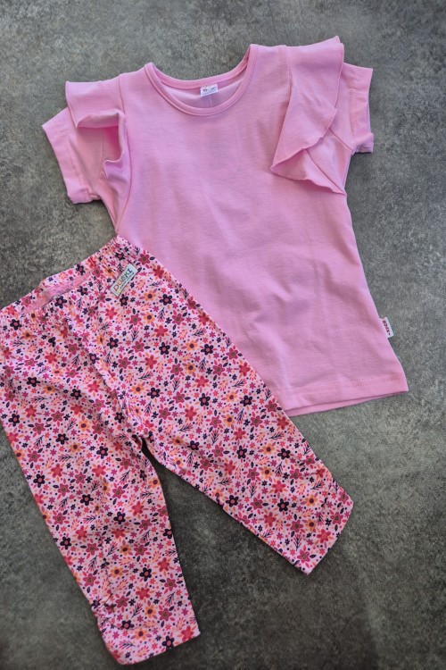 Du&ki virágos térdnadrágos szett 