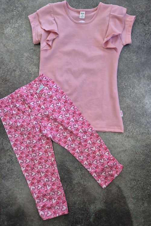 Du&ki szíves térdnadrágos szett 