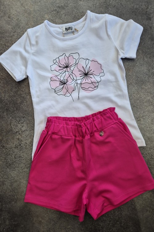 Killy design virágos pólós szett 