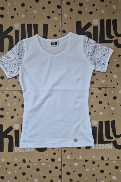 Killy design csipke ujjú pamut alkalmi  felső 