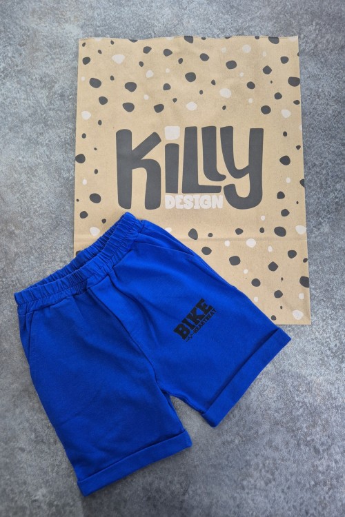 Killy design középkék short 