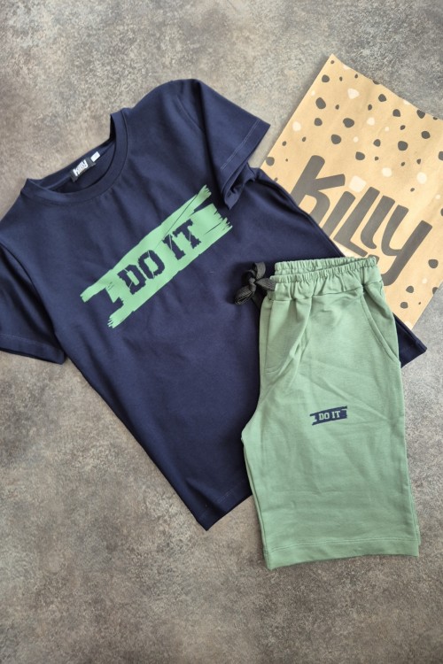 Killy design kék-zöld szett 