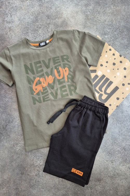 Killy design khaki-fekete szett 