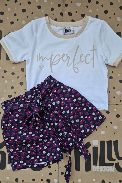 Killy design virágos shortos szett 