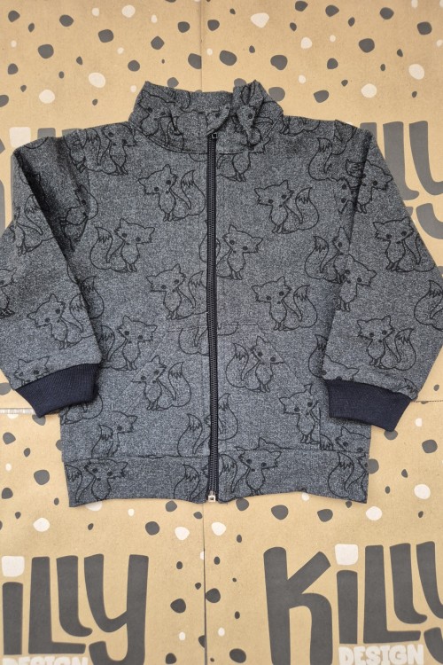 Killy design rókás kardigán 