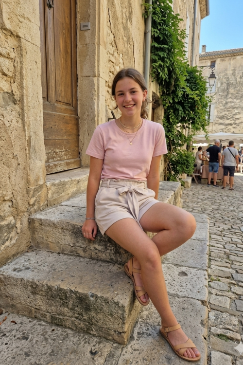 Killy design puha anyagú szürke short púder pólóval szettben 