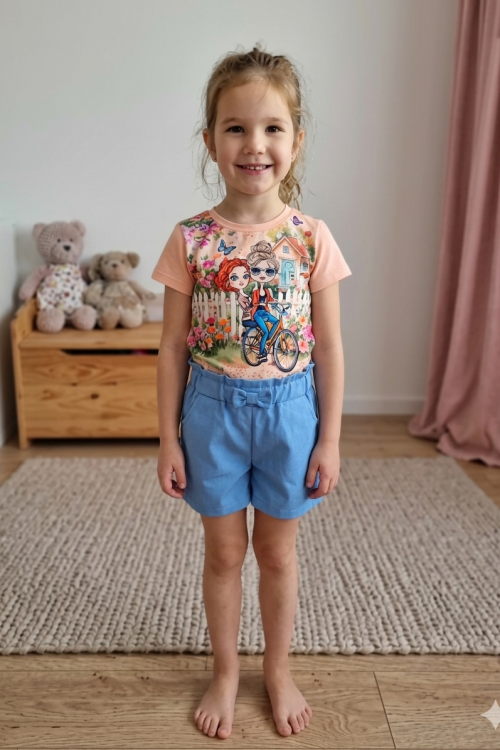 Killy design farmerhatású shortos szett 