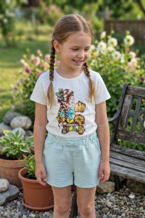 Killy design menta shortos szett 