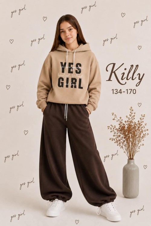 Killy design barna vagány szett nagy csajoknak 