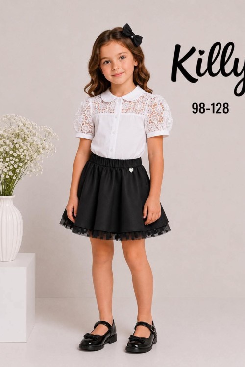 Killy design fehér alkalmi felső 