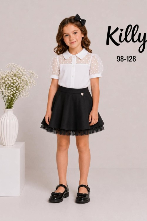 Killy design fehér alkalmi felső 