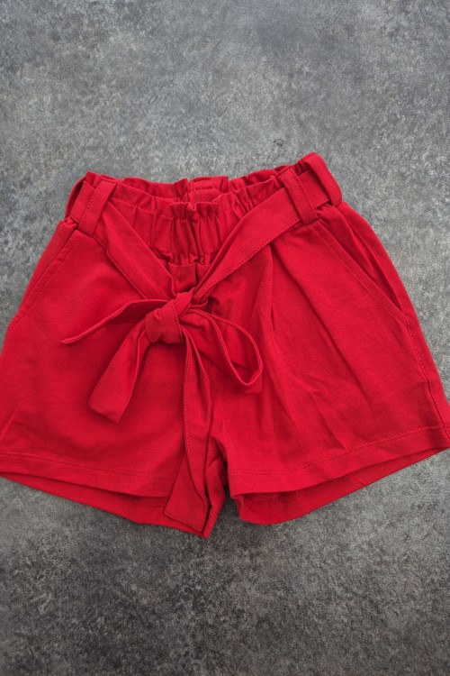 Killy design pamut piros short 
