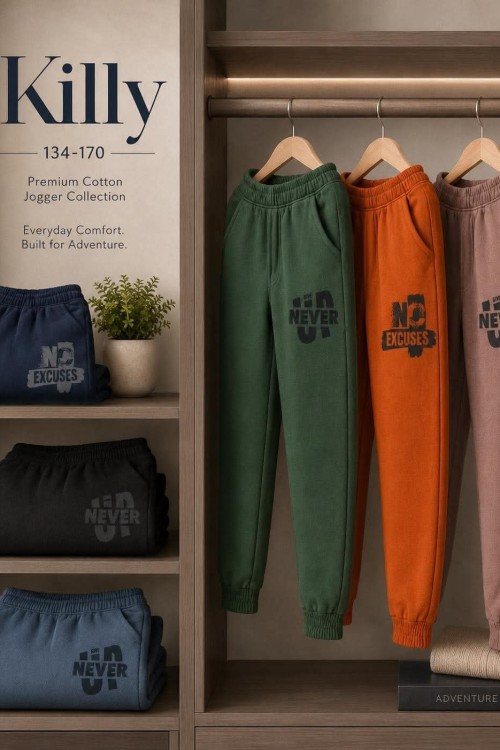 Killy design fiú nadrág barna színben 
