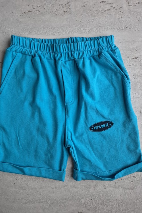 Killy design kék pamut bermuda 