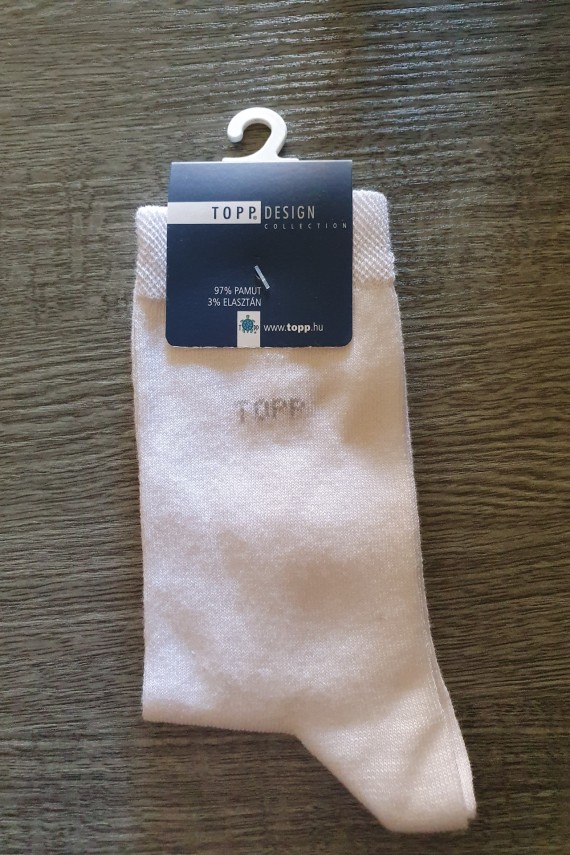 Fehér tesi zokni 