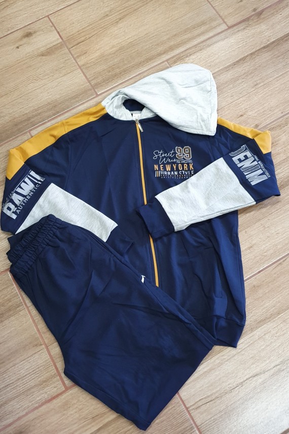 Szabadidő szett s.kék mustár 