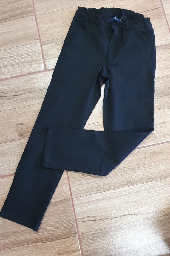 Killy design állítható derekú csinos fekete alkalmi nadrág  fiúknak 