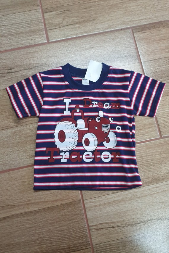 Csíkos Bébi póló 