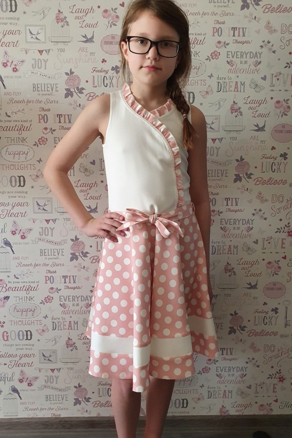 Chipi chips pöttyös alkalmi ruha 