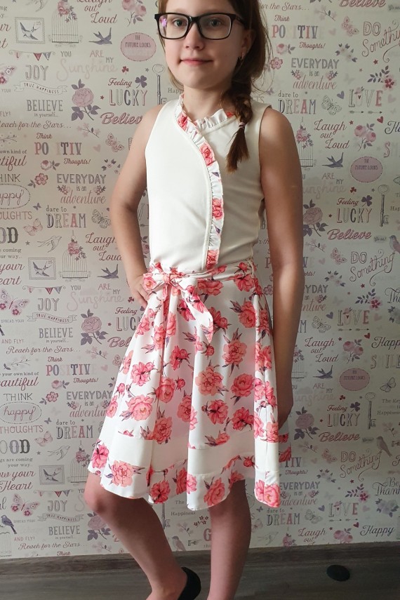 Chipi chips virágos alkalmi ruha 