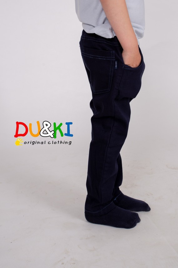 Kisfiú sötétkék vászon nadrág 