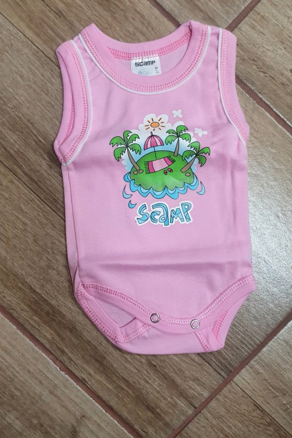 Pálmafás ujjatlan body