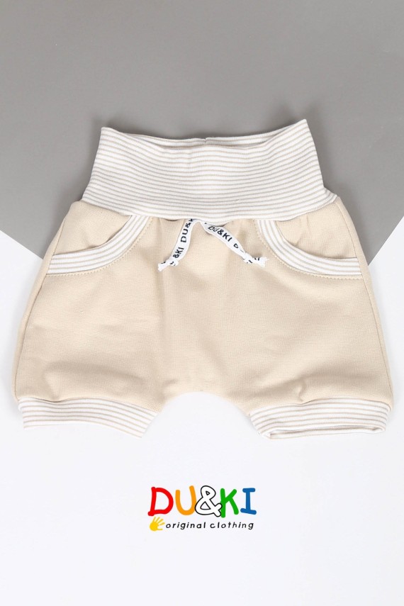 Bébi rövidnadrág drapp 