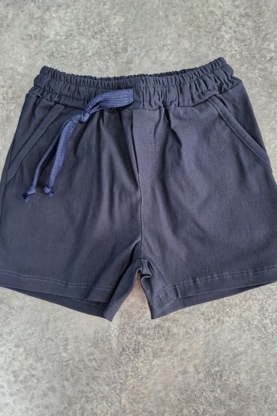 Elasztikus vászon nadrág sötétkék színben 