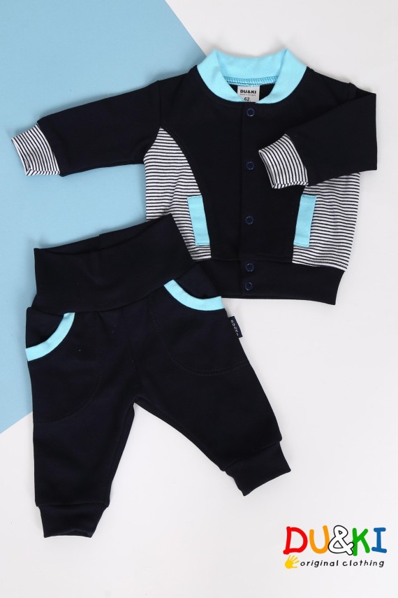 Bébi 2 részes garnitúra sötétkék 