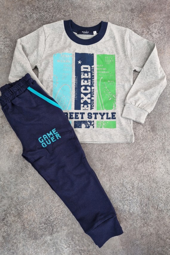 Killy design Ovis szürke felső 