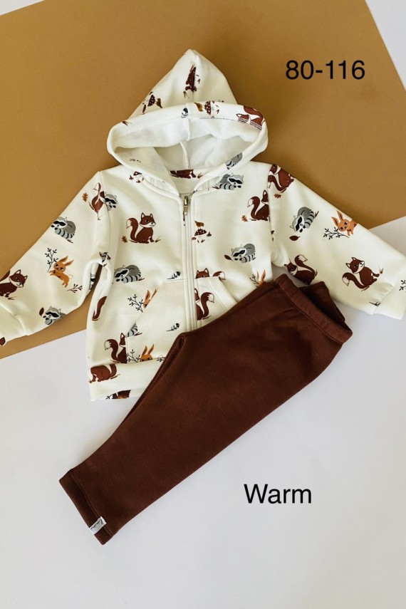 Warm meleg, unisex, rókás együttes 