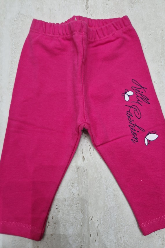 Pink lepkés belül bolyhozott melegebb nadrág 