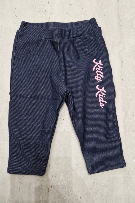 Farmerhatású bélelt nadrág 