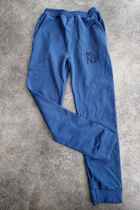 Belül bolyhozott melegebb kék nadrág nagyfiúknak 