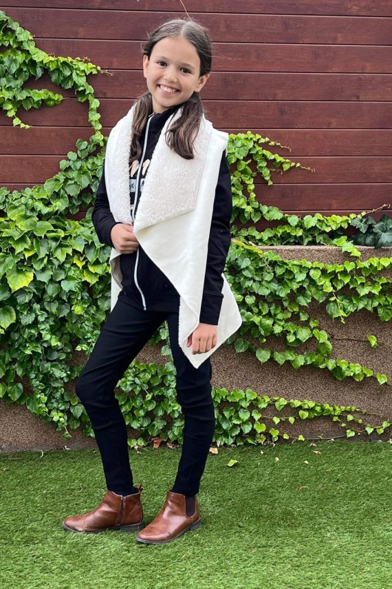 Killy design velúr mellény nyers színben