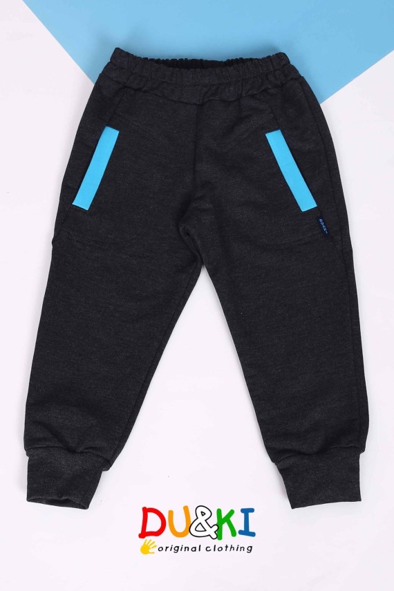 Fiú pamut nadrág szürke