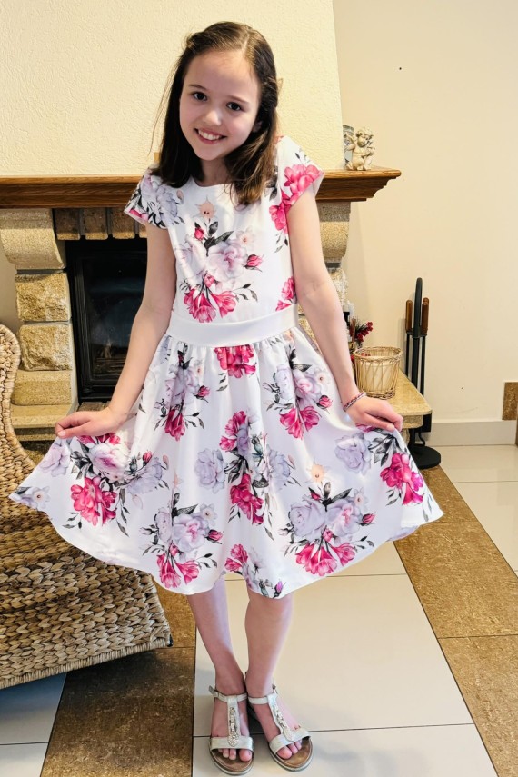 Killy design virágos alkalmi ruha 