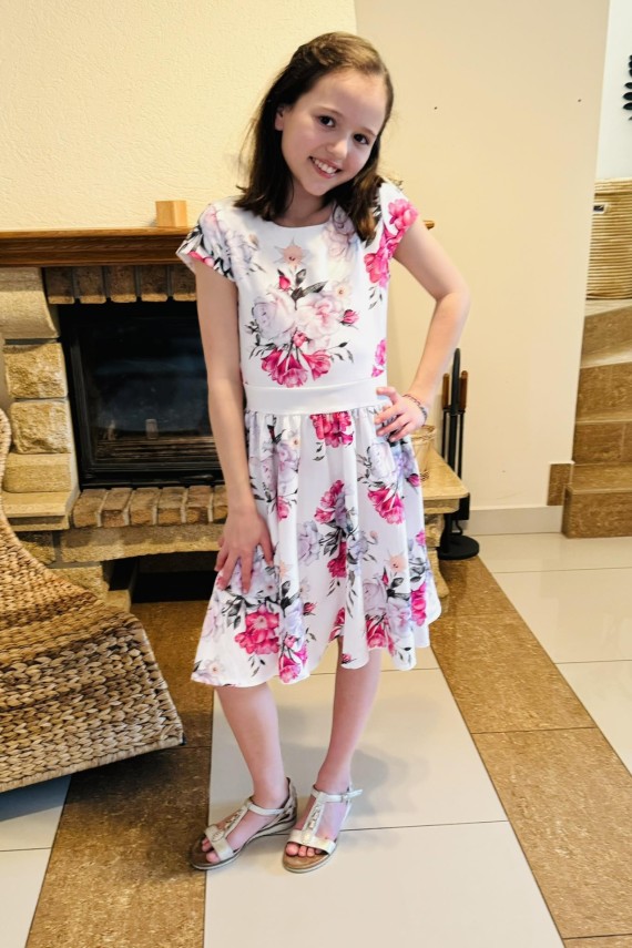 Killy design virágos alkalmi ruha 