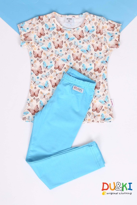 Du&ki kislány póló pillangós 