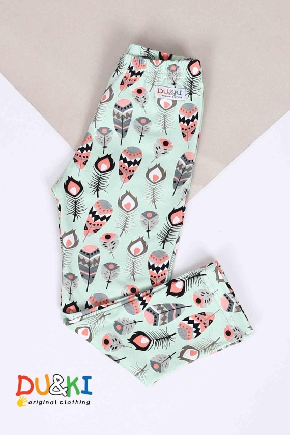 Du&ki legging zöld tollas 