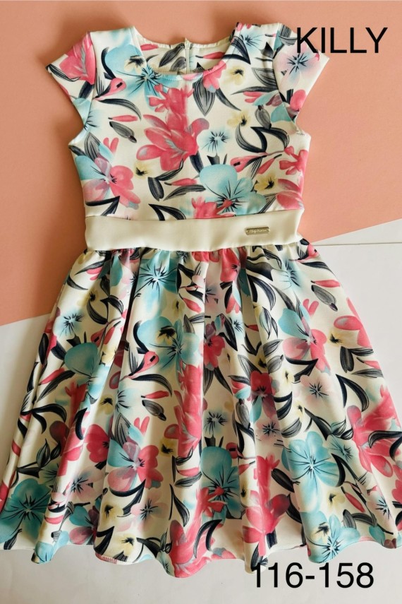 Killy design virágos alkalmi ruha 