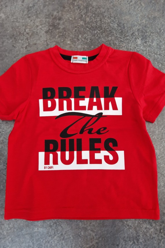 Chipi chips piros póló kicsiknek 