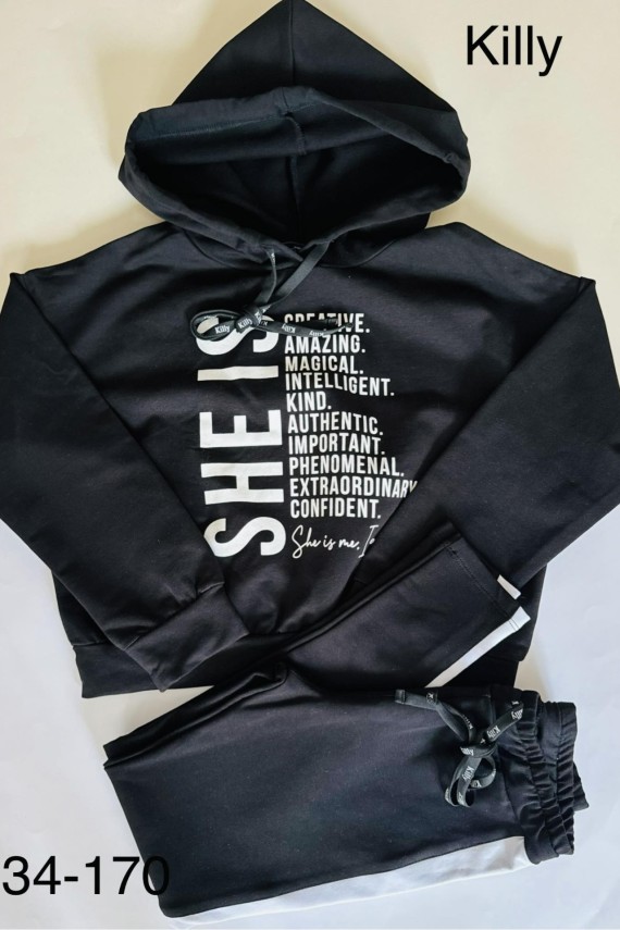 Killy design fekete szett 