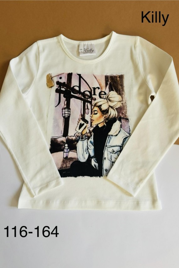 Killy design lányos hosszú ujjú póló 