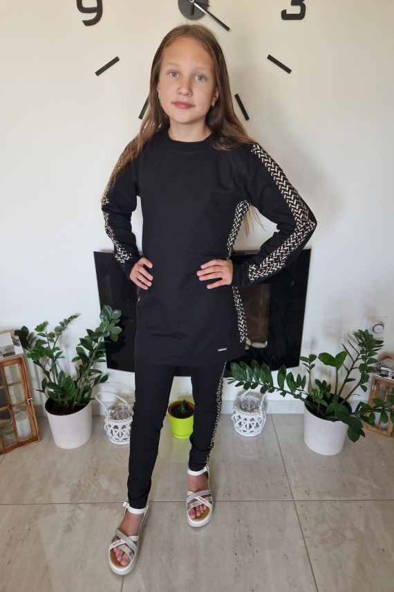 Fekete tunikás szett 