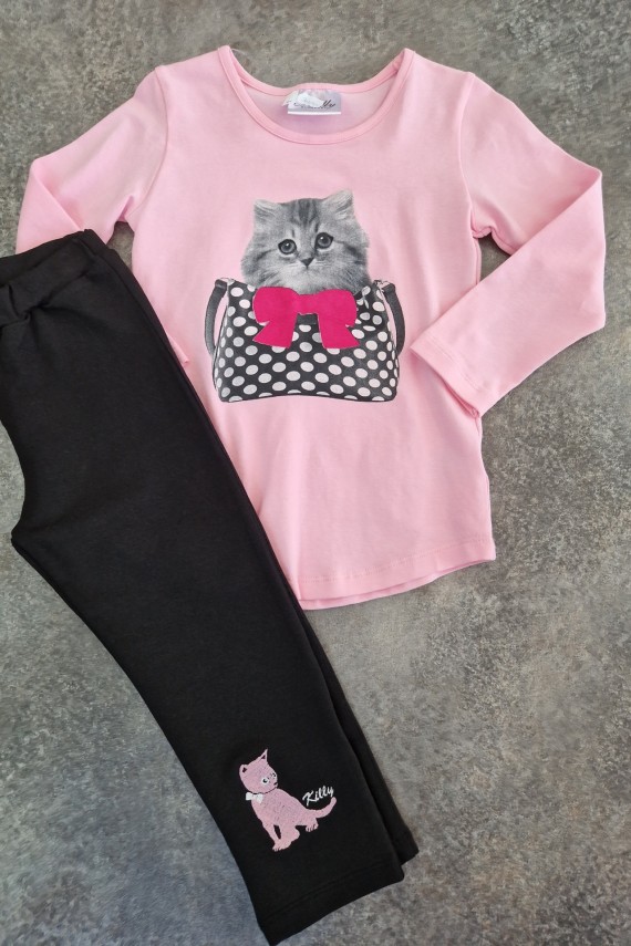 Killy design cicás fekete nadrág felső nélkül 